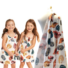 Best selling products 2021 custom digital print cotton fabric for children's wear